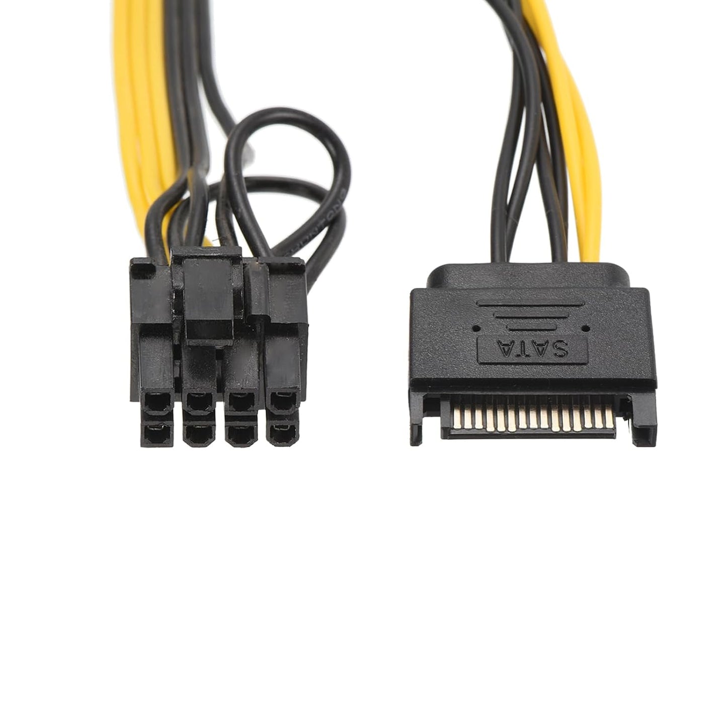 PCI Express 15 Pin to 8-Pin(6+2) Male Connector For Graphics Video Card Power Cable Connector