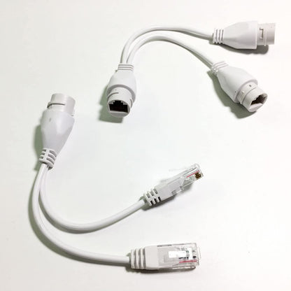 PoE Combiner/Mux, POE Splitter Network Cabling Connector 3-Way RJ45 for Surveillance Camera
