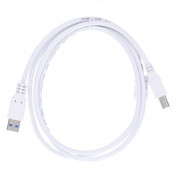 USB Printer cable 1.5M 2.0V (White/Black)