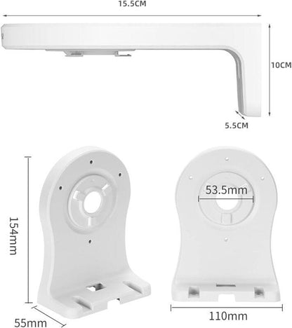 PVC Indoor & Outdoor Wall Mount L-Type | Mounting Bracket Specially Designed to be Compatible with EZVIZ C6 Series & C4 Series Smart CCTV Security Cameras