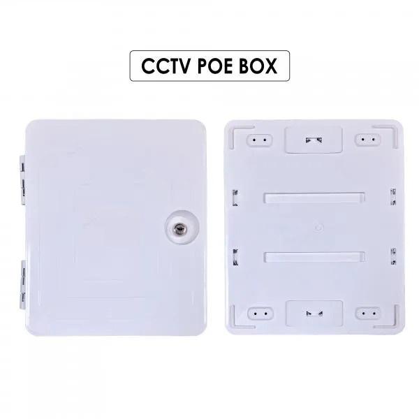PVC Server/Network | Waterproof |Cabinet Box/Rack for CCTV POE Switch with Power Socket