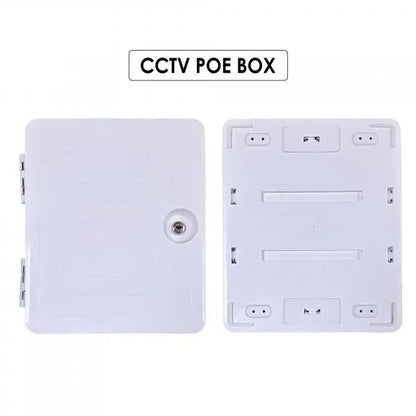 PVC Server/Network | Waterproof |Cabinet Box/Rack for CCTV POE Switch with Power Socket