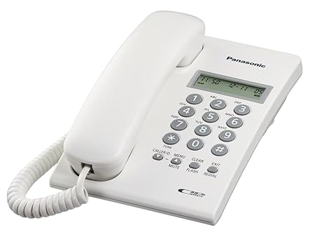 Panasonic KX-TSC60SXB Corded Landline Phone with Caller ID