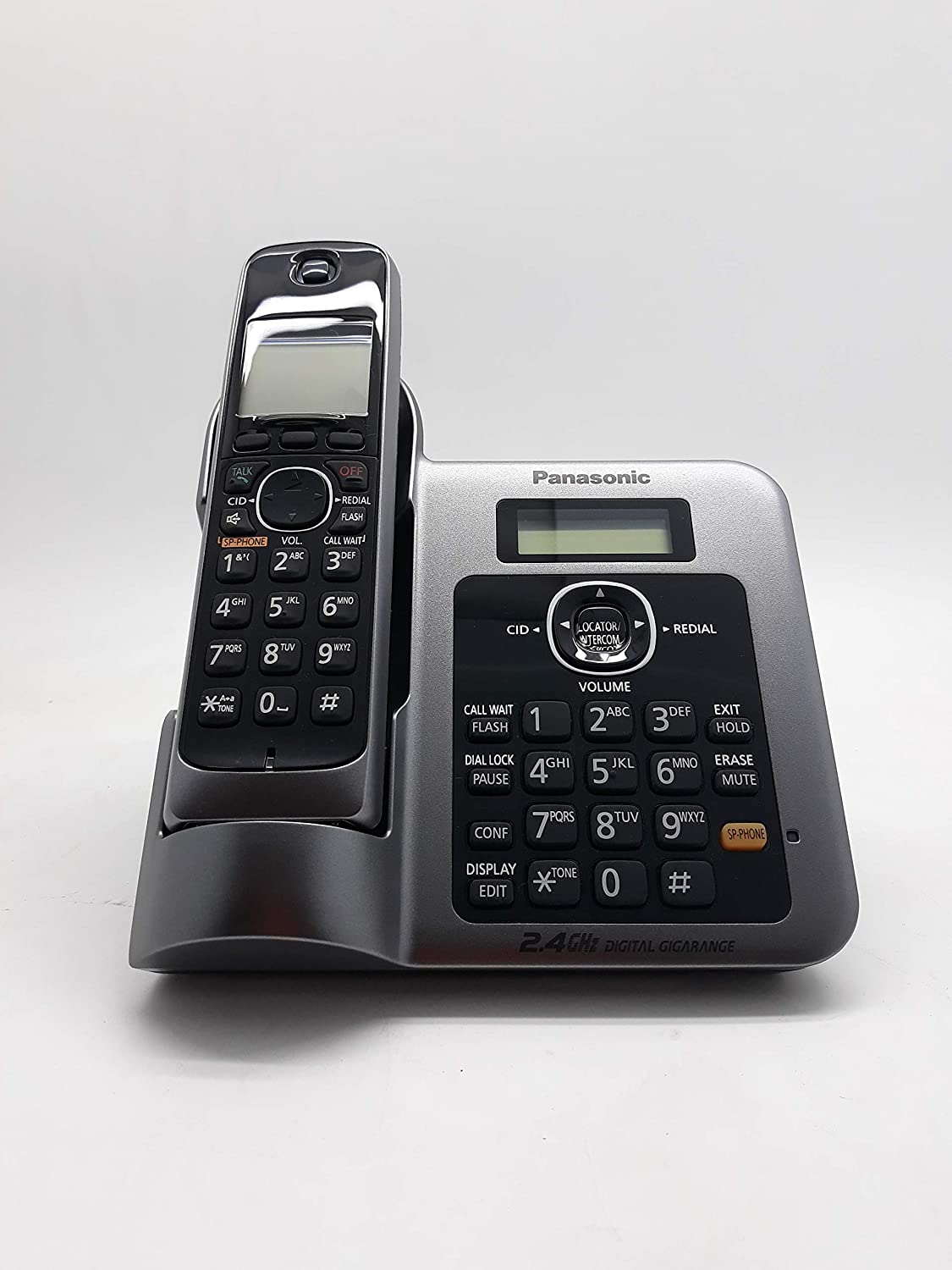 Panasonic Single Line KX-TG3811SXM 2.4 GHz Cordless phone (Black)