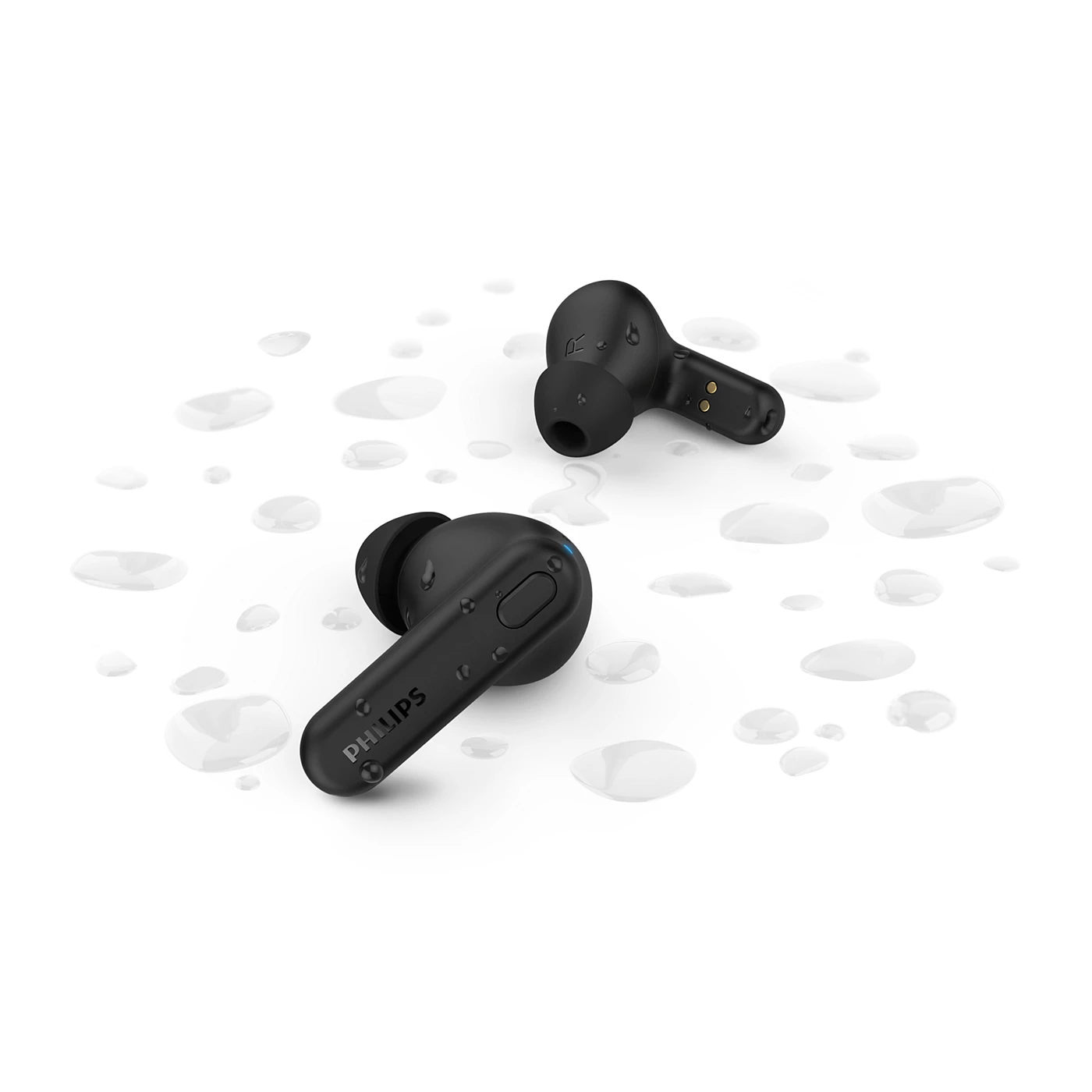 Philips TAT1108BK/00 True Wireless Earbuds, in-Ear Active Noise Cancelling Bluetooth v5.3 Earphones