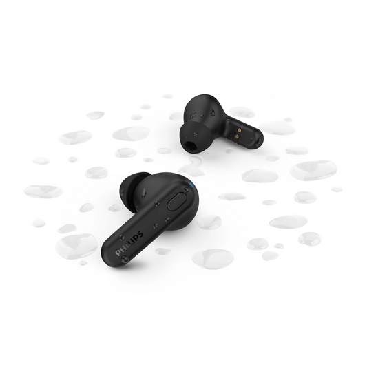 Philips TAT1108BK/00 True Wireless Earbuds, in-Ear Active Noise Cancelling Bluetooth v5.3 Earphones
