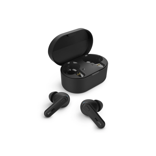 Philips TAT1108BK/00 True Wireless Earbuds, in-Ear Active Noise Cancelling Bluetooth v5.3 Earphones
