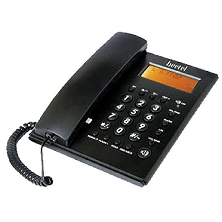 Beetel M53 CLI Corded Landline Phone (Black)
