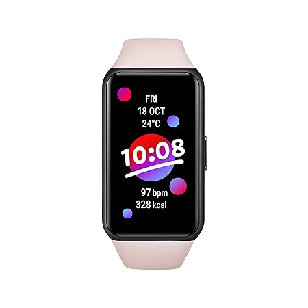 Honor Band 6 Smartwatch with AMOLED 3.73cm(1.47'')Display,14 Days Battery, SpO2, 24/7 Heart Rate, Stress & Sleep Monitor, Personalized Watch Faces
