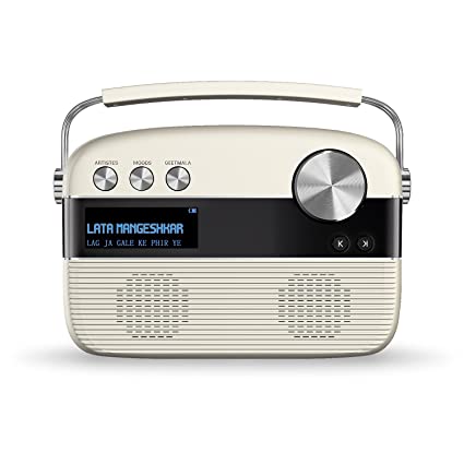 Saregama Carvaan 2.0 Hindi - Portable Music Player 5000 Pre-Loaded Songs with FM/BT/AUX (Renewed)