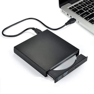 Portable Slim DVD Writer USB A & Type-C 3.0 | External CD/DVD Burner for Laptop & Desktop | Windows Compatible
