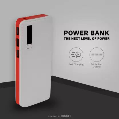 Power Bank 20000mAh Super Fast Charging | Power Delivery | Triple Output Ports & 1 Input Supports Android,Apple, Tablets, Earbuds, Watches