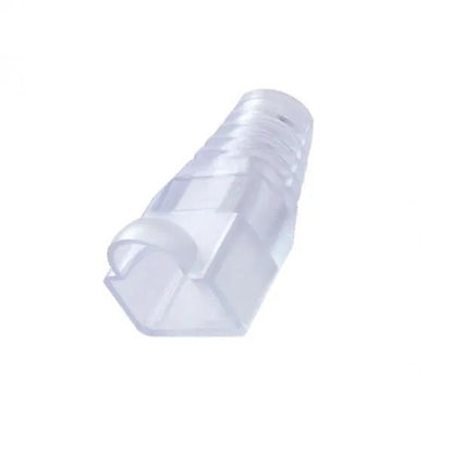 RJ45 Connector Boots Cat5E/Cat6 Plugs Caps for Network Cables (Transparent )- Pack of 100