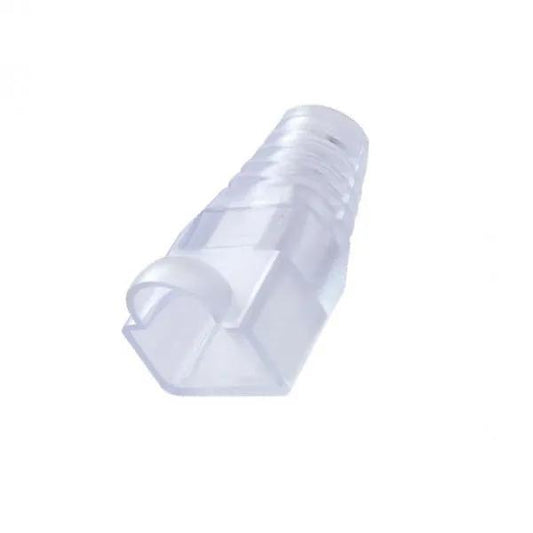 RJ45 Connector Boots Cat5E/Cat6 Plugs Caps for Network Cables (Transparent )- Pack of 100