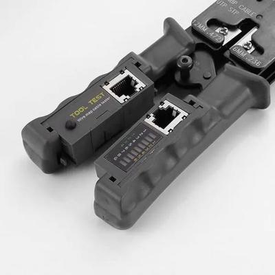 RJ45 Crimping Tool, Network Crimper Tool for 8P 6P 4P RJ-4, RJ-12 RJ-11 RJ-9 RJ-12 DEC | 6P6C Modular Plugs,Cat6 Cat5 Cat5e Stripping Cutting Crimping Network Cable Tester | All-in-One Crimp Pliers