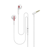 Portronics Conch 110 in Ear Wired Earphones with Mic., Powerful Audio, 3.5mm Jack, Tangle Resistant 1.2M Cable Length, Wide Compatibility