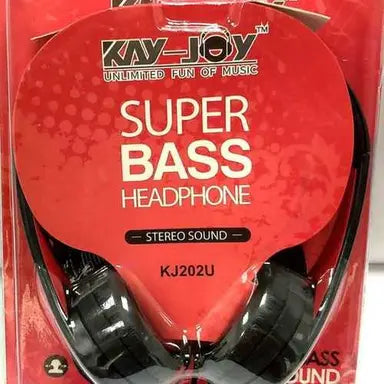 Kay-Joy KJ202U On Ear Wired Headphone (Black)