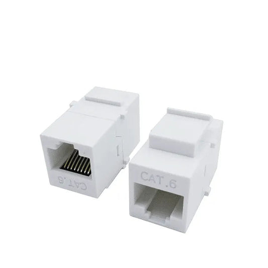RJ-45 Cat-6 IO Keystone Jack | High-Speed Ethernet Network Connector
