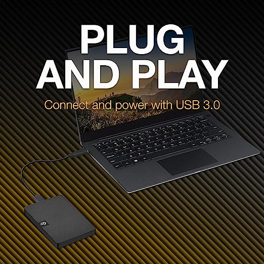 Seagate Expansion 2TB Portable External Hard Drive USB 3.0 for Windows and Mac