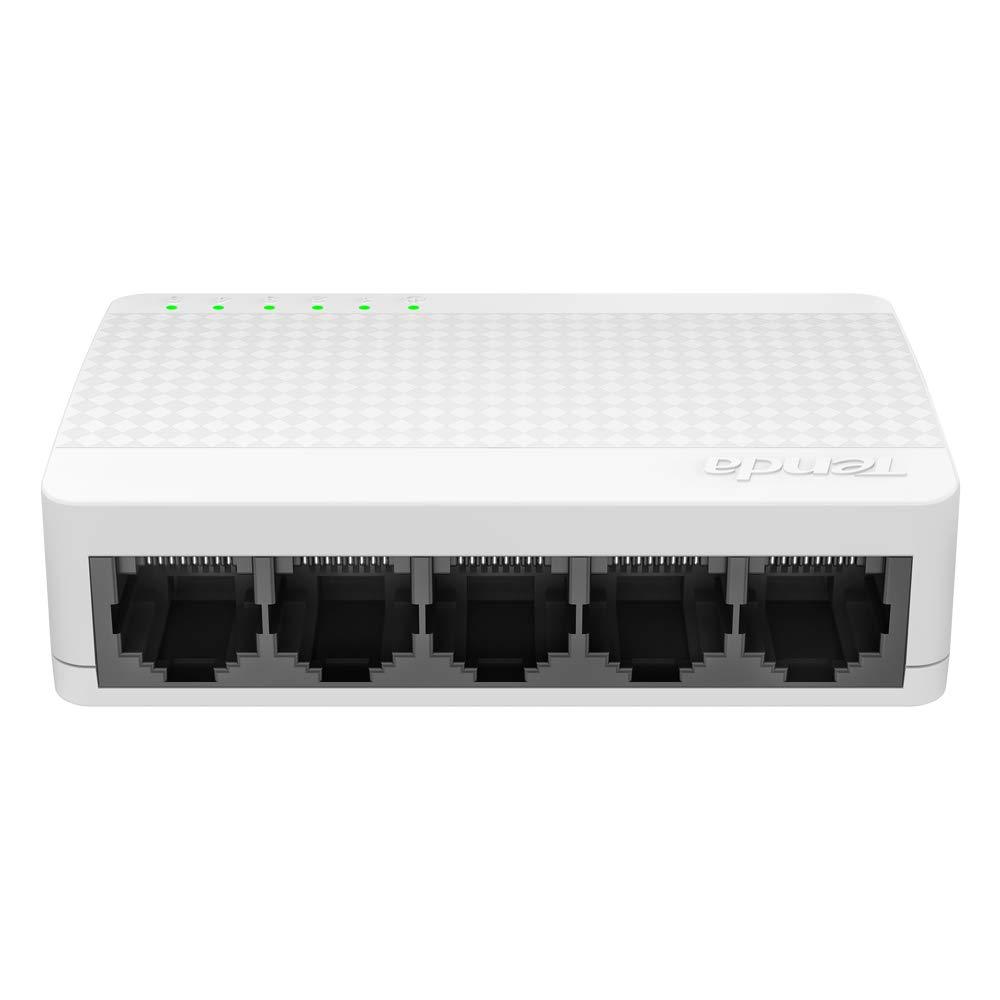 TENDA TE-S105 5-Port Mini 10/100Mbps Fast Ethernet Switch (White)