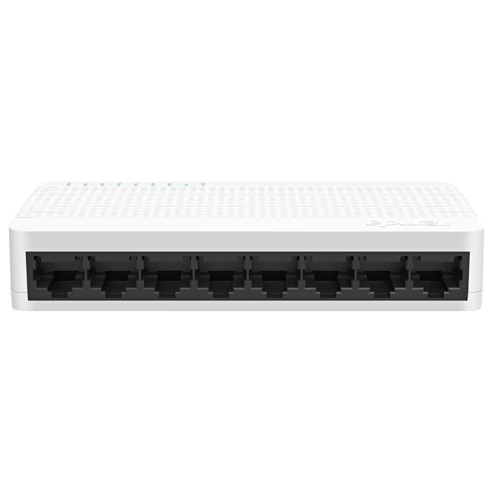 Tenda S108 8-Port Mini Fast Ethernet Switch (White)