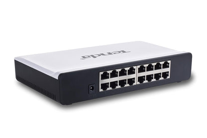 Tenda S16-16-port Fast Ethernet Switch (Desktop) (White)