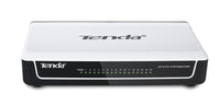 Tenda (S16) 16-Port Fast Ethernet Desktop Switch with LED Indicators, 10/100Mbps Network Connectivity (White)