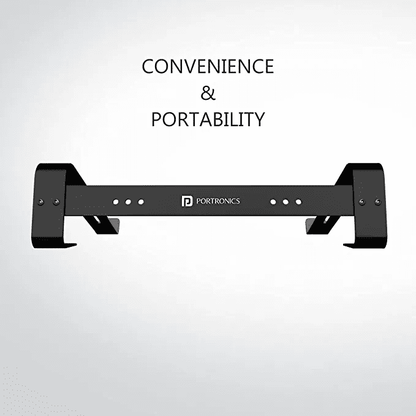 Portronics My Buddy K4 Portable Laptop Stand Support Upto 38.1cm (15 inch) Laptops (Black)