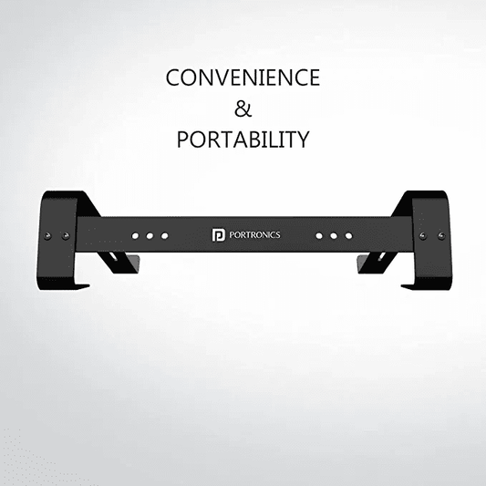 Portronics My Buddy K4 Portable Laptop Stand Support Upto 38.1cm (15 inch) Laptops (Black)