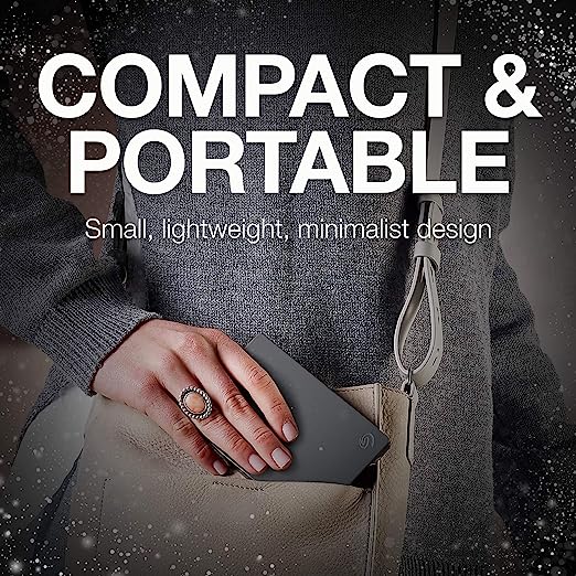 Seagate Basic Portable 1TB External Hard Drive HDD, USB 3.0, for PC Laptop