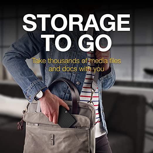 Seagate Expansion 1TB External Portable Hard Drive - USB 3.0 for Windows and Mac