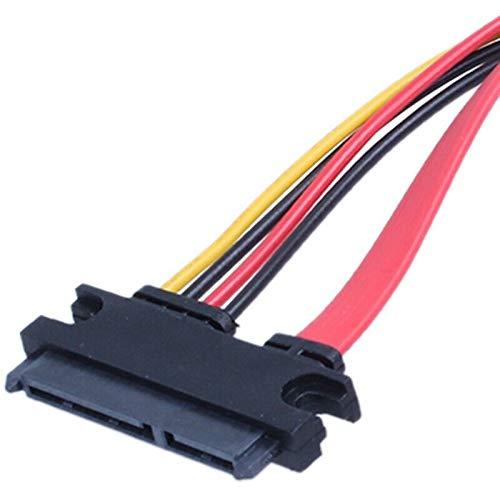 SATA Male to Female 7+15 Pin Serial ATA SATA Data Power Extension Cable Connector Conterver