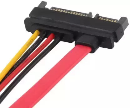 SATA Male to Female 7+15 Pin Serial ATA SATA Data Power Extension Cable Connector Conterver