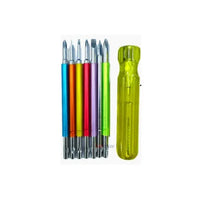 Multicolor Insulated Screwdriver Set of 6 + 1 Poker + 1 Tester | Heavy Duty