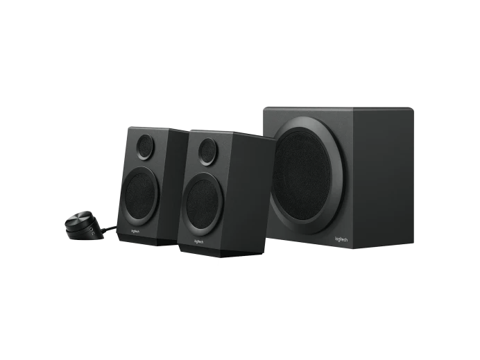 Logitech Z333 2.1 Speakers  With Subwoofer Home Theatre, Black (Refurbished)