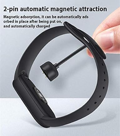 Mi Replacement Magnetic USB Charger Original for Mi Smart Band 5 / Mi Smart Band 6 (Black)