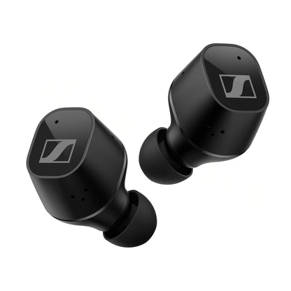 Sennheiser CX Plus True Wireless in Ear Earbuds - Headphone with Mic for Music & Calls with Active Noise Cancellation-ANC, Customizable Touch Controls (Black)