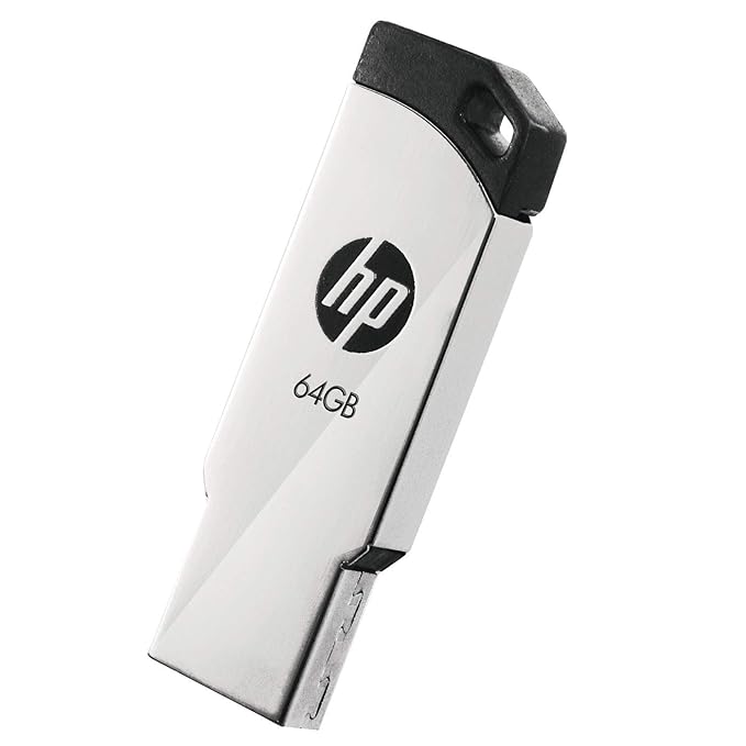 HP v236w USB 2.0 Pen Drive (Silver)