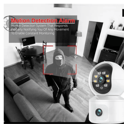 Smart WiFi CCTV Camera | 2MP Dual View Robo Cam with Motion Detection