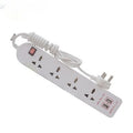 Spike 4+1 Way | Extension Board/Cord, Multi Socket Spike Guard With 2 Port Usb