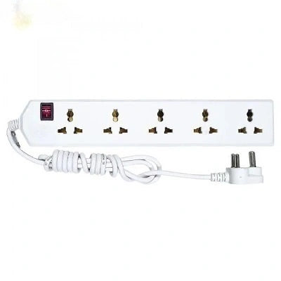 Spike 5+1 Way | Extension Board/Cord, Multi Socket Spike Guard