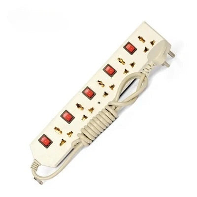 Spike 5+5 Way | Extension Board/Cord, Multi Socket Spike Guard