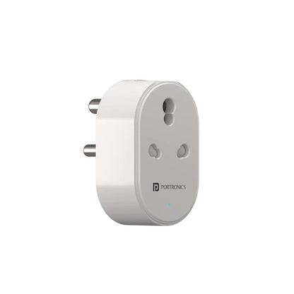 Portronics Splug 16 Wifi 16A Smart Plug Suitable for AC, Geyser, TVs, Fan Compatible with Alexa and Google Assistant