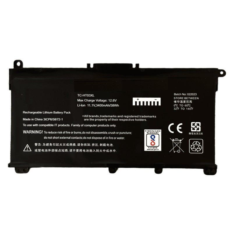 Lappy Power Laptop Battery HP HT03XL,Pavilion 14-CE0025UR, Pavilion 14-CE0822ND, Pavilion 14-CE1000NH, Pavilion 14-CE1001NM-Compatible