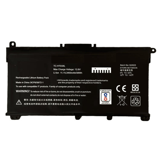 Lappy Power Laptop Battery HP HT03XL,Pavilion 14-CE0025UR, Pavilion 14-CE0822ND, Pavilion 14-CE1000NH, Pavilion 14-CE1001NM-Compatible