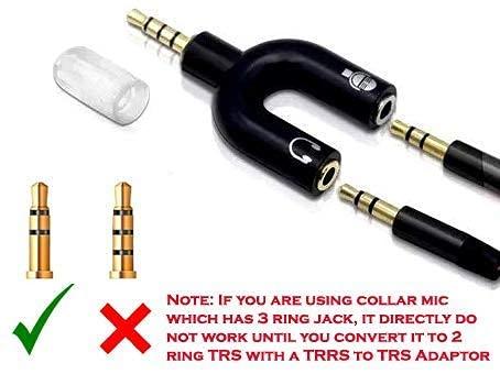 Sterio (Male) To 2 Female Aux (Cable) Convertor Extender Jointer for Amplifiers, Subwoofers, Speaker Cables, AV receivers, CD players (U-Shape)