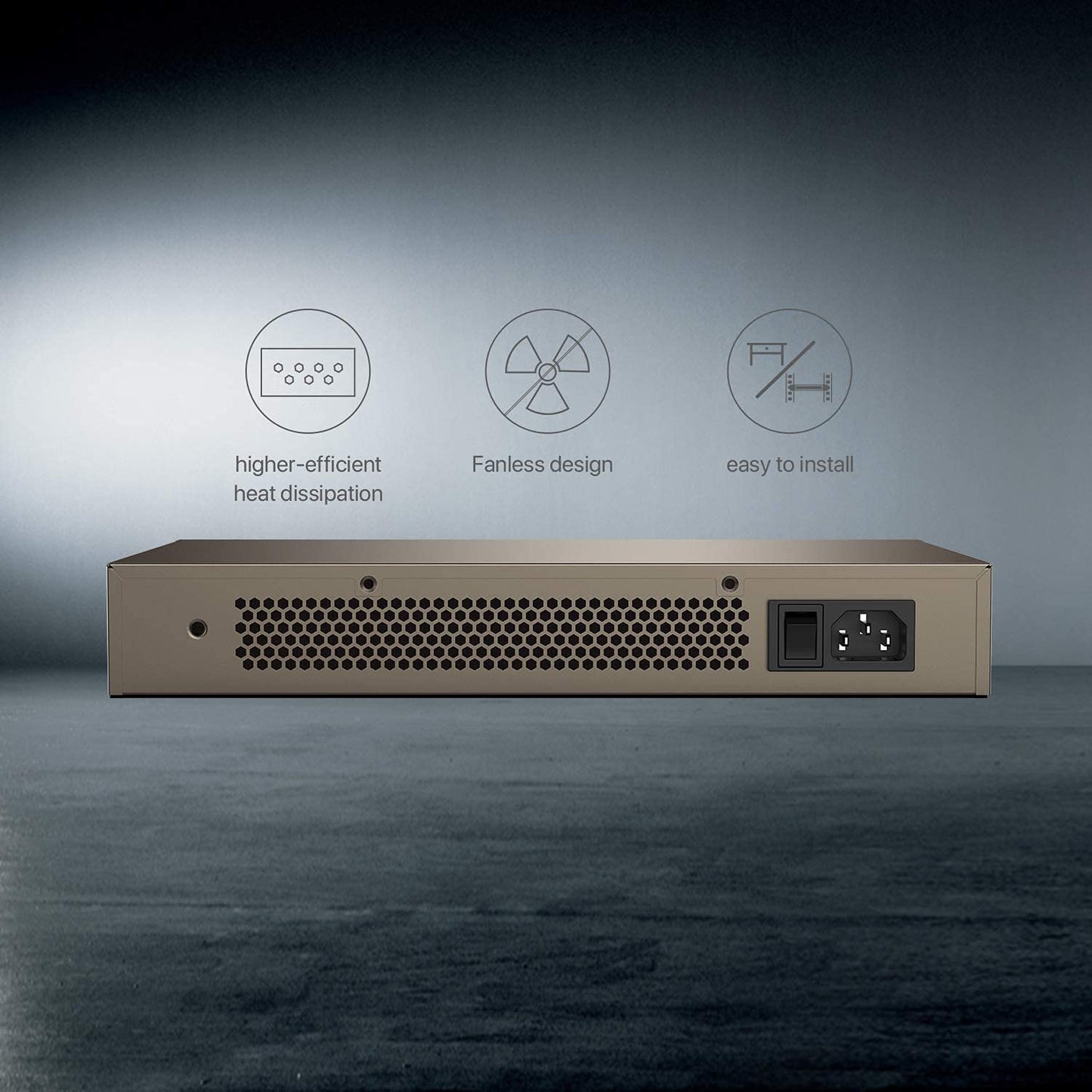 Tenda TEG1024D 24-Port Giga Ethernet Switch (Grey)