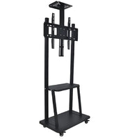 Interactive Panel Stand Full Motion Swivel Floor Stand TV Trolley with Brackets for 32" inch (81.28cm) to 70" (177.8cm) LED, LCD, Plasma