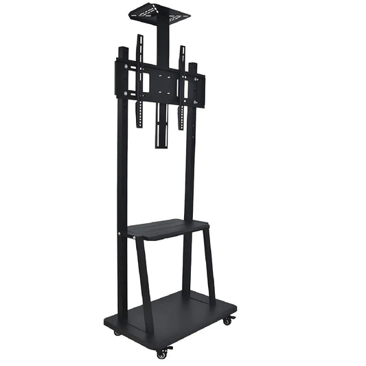 Interactive Panel Stand Full Motion Swivel Floor Stand TV Trolley with Brackets for 32" inch (81.28cm) to 70" (177.8cm) LED, LCD, Plasma