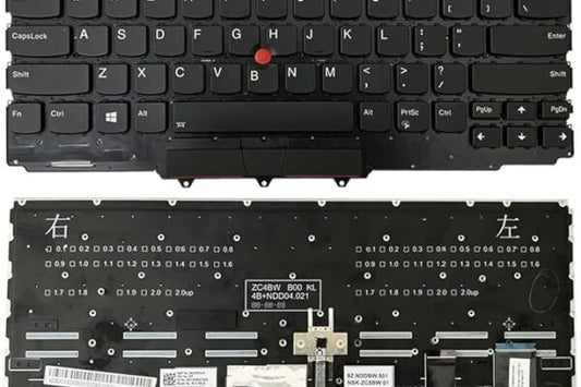 Laptop Keyboard for Lenovo ThinkPad X1 Yoga Gen 2nd 3rd (2017 2018) 20JD/ 20JE/ 20JF/ 20JG Series with Backlight